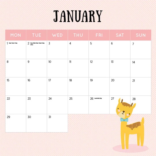 Zoo Babies 2024 Calendar Ryft
